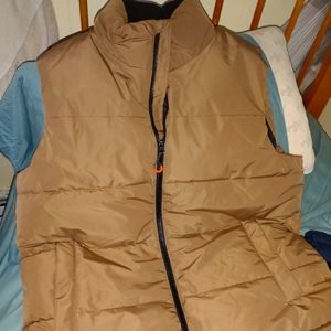 Mens Winter Puff Vest 2xl